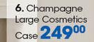 Clicks Champagne Large Cosmetics Case