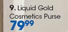 Clicks Liquid Gold Cosmetics Purse