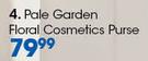 Clicks Pale Garden Floral Cosmetics Purse