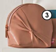 Clicks Pale Garden Round Cosmetics Bag