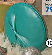 Clicks Pale Garden Round Cosmetics Bag