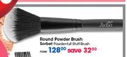 Sorbet Round Powder Brush Powder Full Stuff Brush