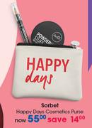 Sorbet Happy Days Cosmetics Purse
