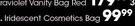 Clicks Iridescent Cosmetics Bag
