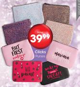 Clicks But First Makeup/The More Mascara The Better/War Paint/Wake Up And Dream Purse-Each