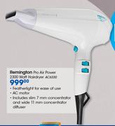 Remington Pro Air Power 2300 Watt Hairdryer AC6330