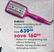 Babyliss Heated Smoothing Brush Fuchsia HSB100E
