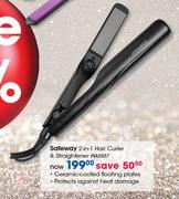 Safeway 2 In 1 Hair Curler & Straightener(PIA5937)