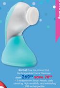 Sorbet Pore Your Heart Out Rechargeable Facial Cleanser
