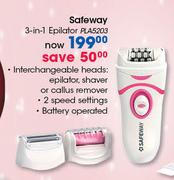 Safeway 3 In 1 Epilator PLA5203