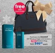 Davidoff EDT-50ml Or Larger & Free Weekend Bag