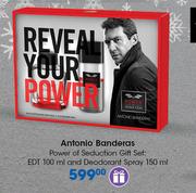 Antonio Banderas Power Of Seduction Gift Set EDT-100ml & Deodorant Spray-150ml