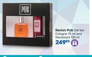 Revlon Pub Gift Set: Cologne-75ml & Deodorant-120ml