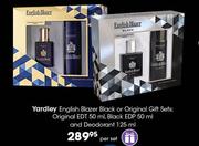 Yardley English Blazer Black Or Original Gift Sets-Per Set