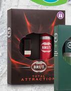 Brut Gift Sets: Total Attraction Body Spray-120ml & Money Clip