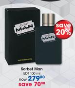 Sorbet Man EDT-100ml