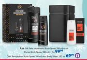 Axe Gift Sets Adernalin Body Spray 150ml And Pump Body Spray 100ml In Tin