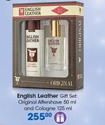 English Leather Gift Set Includes Original Aftershave 50ml, And Colonge 125ml