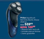 Philips AquaTouch Wet & Dry Electric Shaver AT620/14