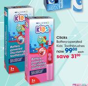 Clicks Battery Opreated Kids' Toothbrush-Each
