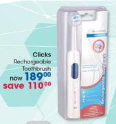 Clicks Rechargeable Toothbrush