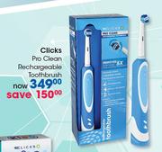 Clicks Pro Clean Rechargeable Toothbrush