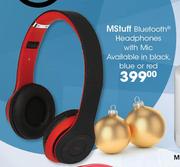 MStuff Bluetooth Headphones With Mic