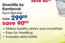 Smartlife By Kambrook Gym Blender