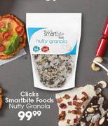 Clicks Smartbite Foods Nutty Granola