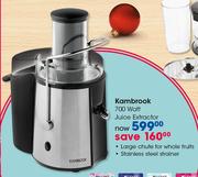 Kambrook 700 Watt Juice Extractor