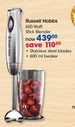 Russell Hobbs 600 Watt Stick Blender