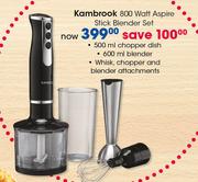 Kambrook 800 Watt Aspire Stick Blender Set