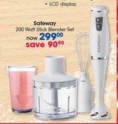 Safeway 200 Watts Stick Blender Set