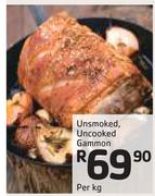 Unsmoked Uncooked Gammon-Per Kg