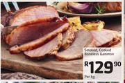 Smoked, Cooked Boneless Gammon-Per Kg