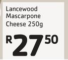Lancewood Mascarpone Cheese-250g