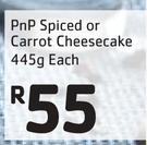 PnP Spiced Or carrot Cheesecake-445g