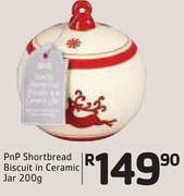 PnP Shortbread Biscuit In Ceramic Jar-200g