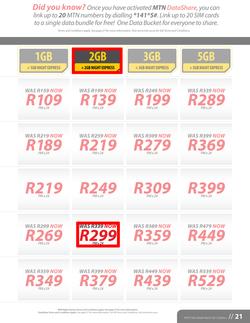 MTN : Y'ello Deals (1 Mar - 31 Mar 2015), page 21
