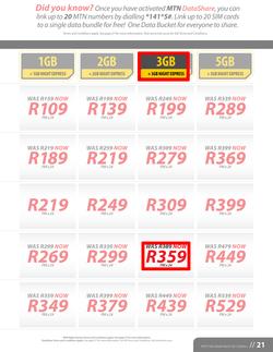 MTN : Y'ello Deals (1 Mar - 31 Mar 2015), page 21