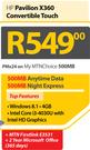 HP Pavilion X360 Convertible Touch-On My MTNChoice 500MB