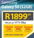Samsung Galaxy S6 32GB-On MTN Sky