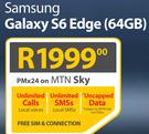 Samsung Galaxy S6 Edge 64GB-On MTN Sky