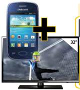 Samsung Galaxy Pocket Neo+ Samsung 32" LED TV-On My MTNChoice 50