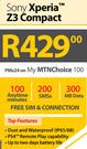 Sony Xperia Z3 Compact-On My MTNChoice 100