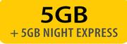 New ShareLink Y855-On 5GB Night Express