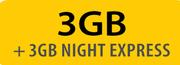 Fastlink E392 Or L100V-On 3GB Night Express