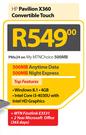  HP Pavilion X360 Convertible Touch-On My MTNChoice 500MB