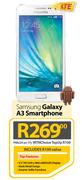 Samsung Galaxy A3 Smartphone-On My MTNChoice TopUp R100