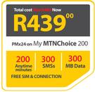 BlackBerry Classic-On My MTNChoice 200